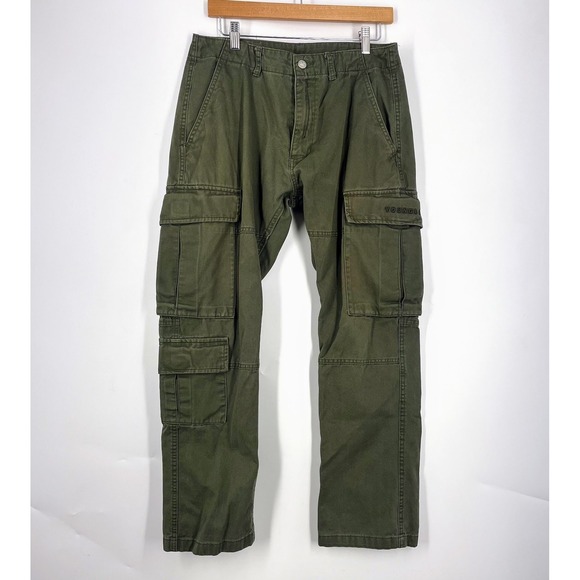 YoungLA Other - YoungLA Immortal Cargo Pants Mens Olive Green Straight Leg Utility Tactical SZ M